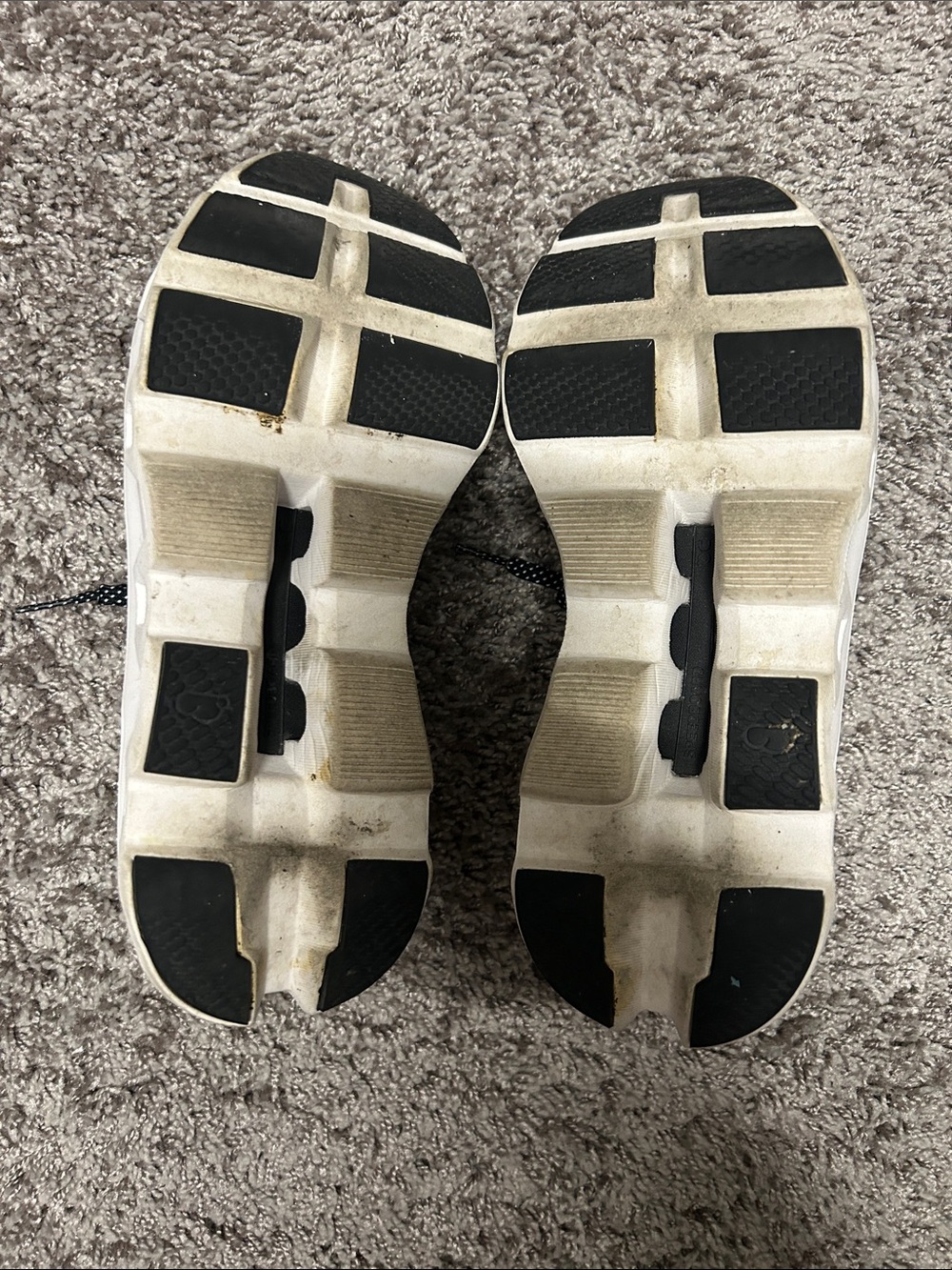 ON Cloud Monster White Athletic Sneakers with Black Accents - Picture 5 of 5